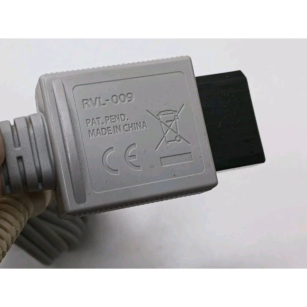 Nintendo Wii Original OEM RVL-009 AV Cable Cords Composite Audio Video